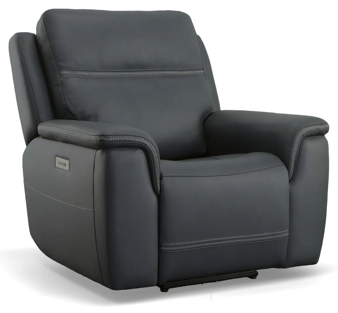 Flexsteel Furniture 1845-50PH-00942 Sawyer Marine Leather Power Recliner with Power Headrest and Lumbar Flexsteel Furniture 1845-50PH-00942 Sawyer Marine Leather Power Recliner with Power Headrest and Lumbar