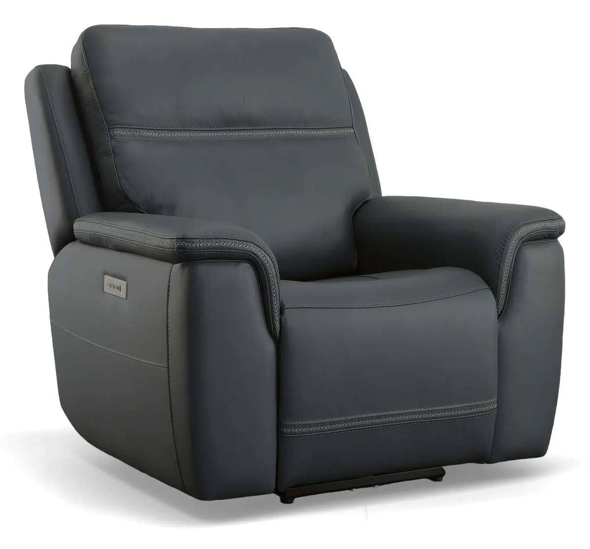 Flexsteel Furniture 1845-50PH-00942 Sawyer Marine Leather Power Recliner with Power Headrest and Lumbar Flexsteel Furniture 1845-50PH-00942 Sawyer Marine Leather Power Recliner with Power Headrest and Lumbar