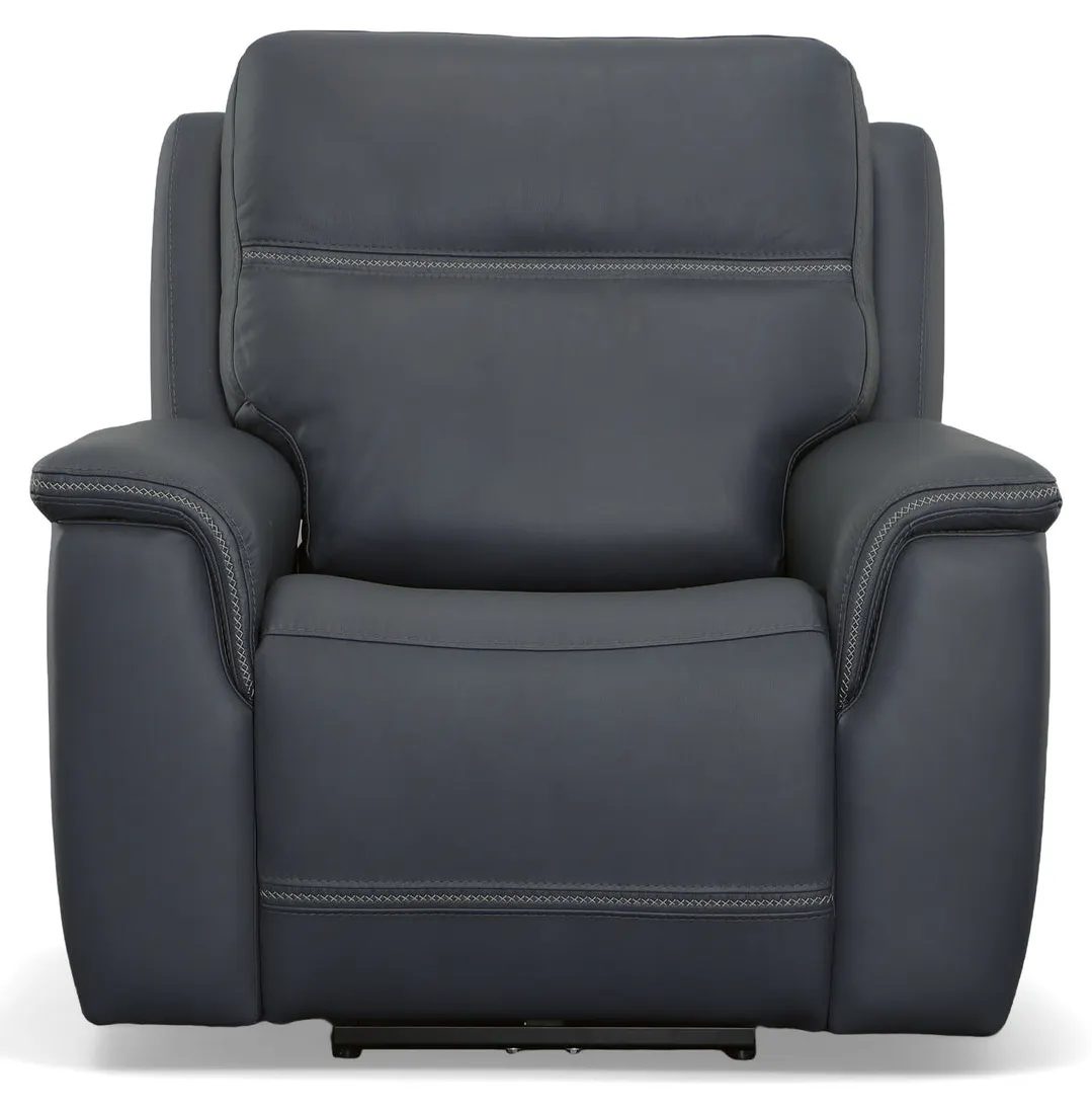 Flexsteel Furniture 1845-50PH-00942 Sawyer Marine Leather Power Recliner with Power Headrest and Lumbar Flexsteel Furniture 1845-50PH-00942 Sawyer Marine Leather Power Recliner with Power Headrest and Lumbar
