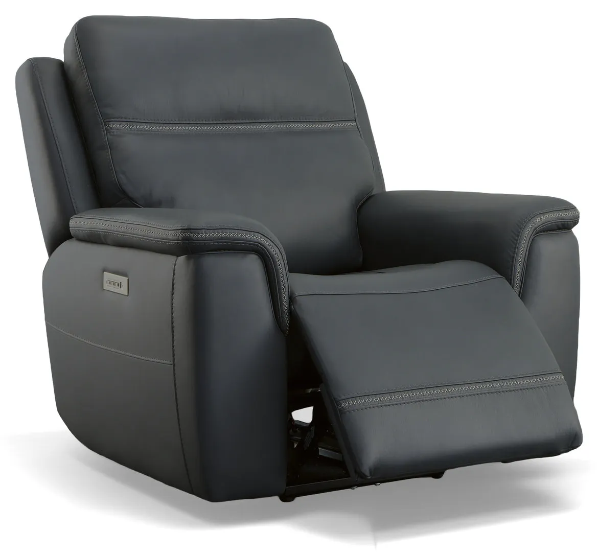 Flexsteel Furniture 1845-50PH-00942 Sawyer Marine Leather Power Recliner with Power Headrest and Lumbar Flexsteel Furniture 1845-50PH-00942 Sawyer Marine Leather Power Recliner with Power Headrest and Lumbar