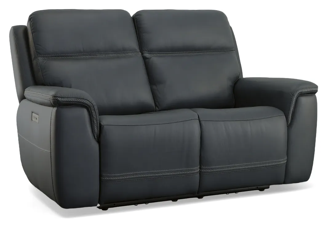 Flexsteel Furniture 1845-60PH-00942 Sawyer Marine Leather Power Reclining Loveseat with Power Headrests and Lumbar Flexsteel Furniture 1845-60PH-00942 Sawyer Marine Leather Power Reclining Loveseat with Power Headrests and Lumbar