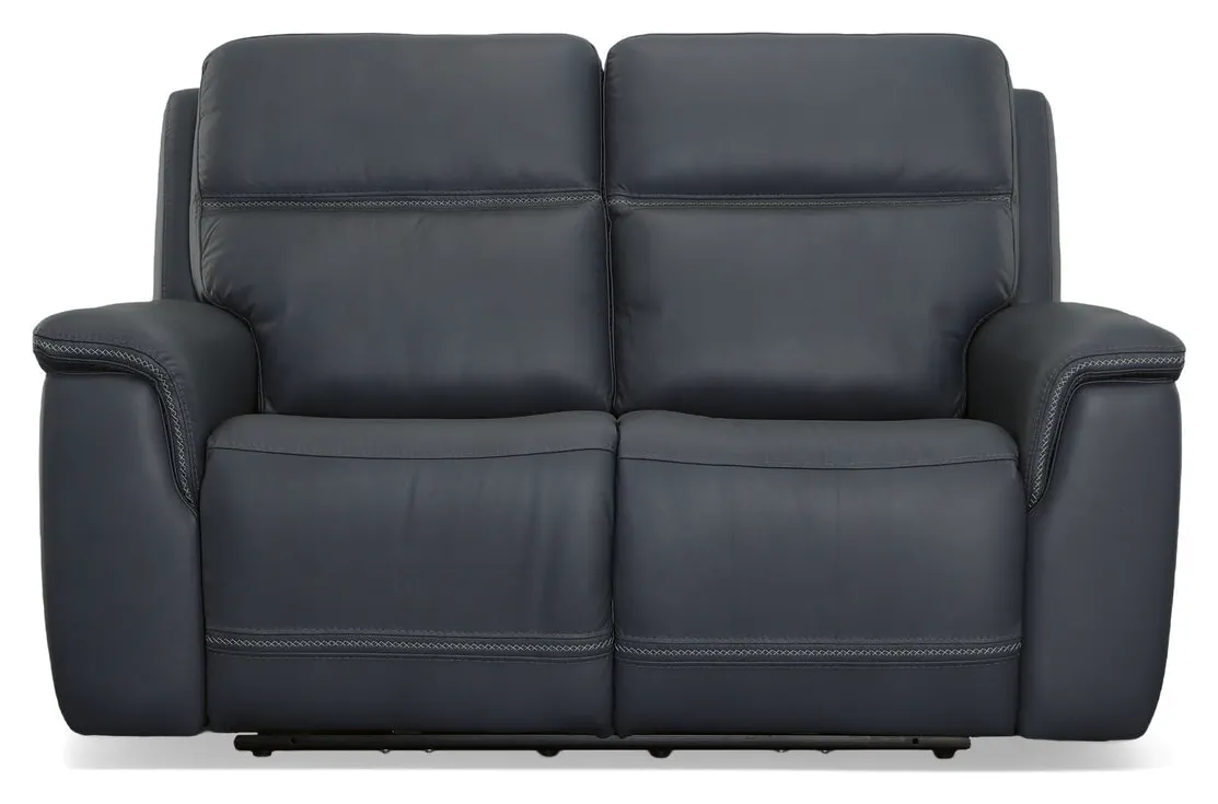Flexsteel Furniture 1845-60PH-00942 Sawyer Marine Leather Power Reclining Loveseat with Power Headrests and Lumbar Flexsteel Furniture 1845-60PH-00942 Sawyer Marine Leather Power Reclining Loveseat with Power Headrests and Lumbar