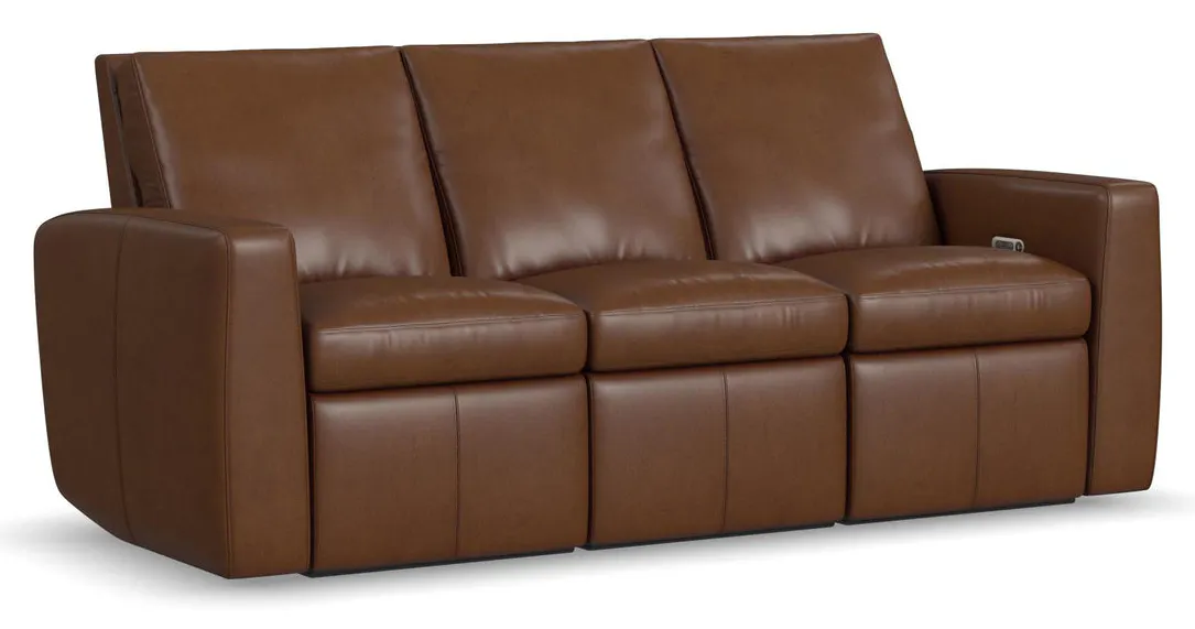 Flexsteel Furniture 1865-62P-73472 Aria Sedona Leather Power Reclining Sofa Flexsteel Furniture 1865-62P-73472 Aria Sedona Leather Power Reclining Sofa