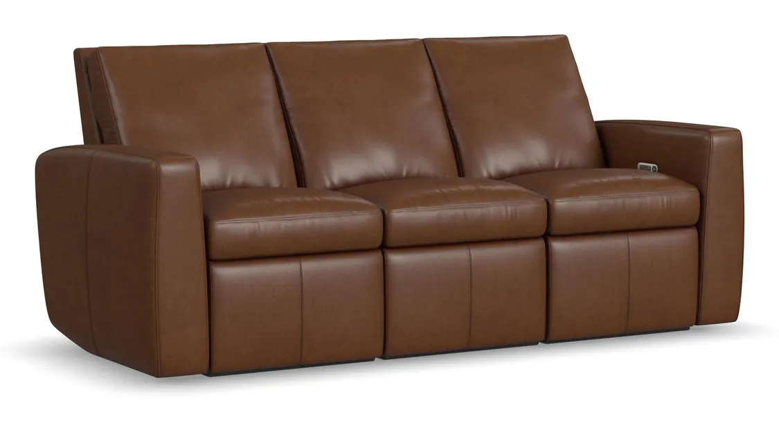 Flexsteel Furniture 1865-62P-73472 Aria Sedona Leather Power Reclining Sofa Flexsteel Furniture 1865-62P-73472 Aria Sedona Leather Power Reclining Sofa