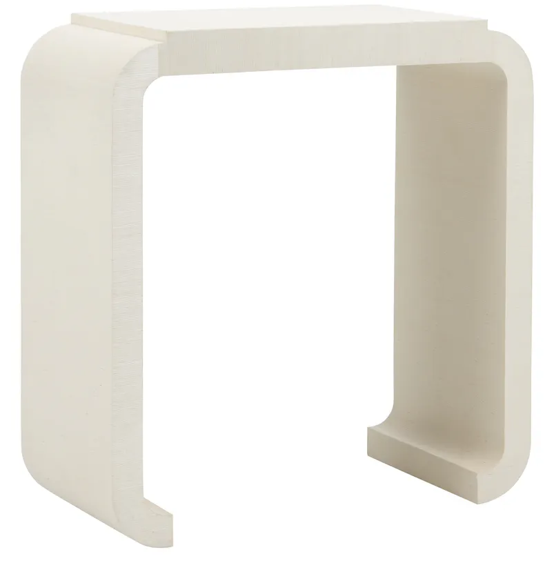 Wildwood Furniture 193078 Notched Waterfall Console Grasscloth Wildwood Furniture 193078 Notched Waterfall Console Grasscloth