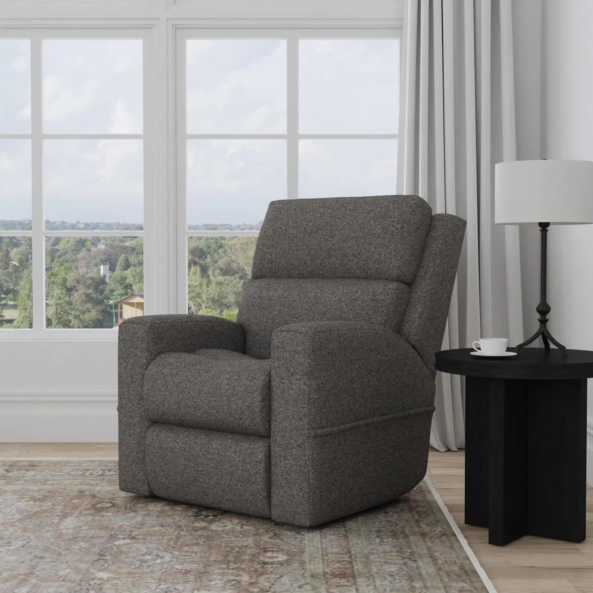 Flexsteel Furniture 2805-55L Score Fabric Power Lift Recliner with Power Headrest & Lumbar Flexsteel Furniture 2805-55L Score Fabric Power Lift Recliner with Power Headrest & Lumbar