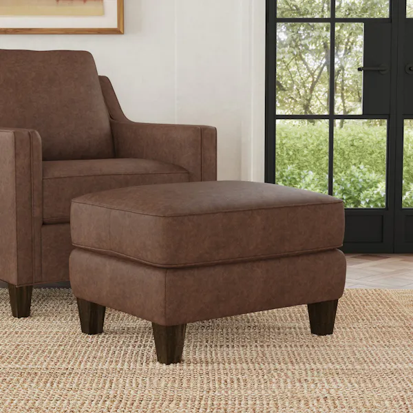 Flexsteel Furniture 3010-08 Finley Leather Ottoman Flexsteel Furniture 3010-08 Finley Leather Ottoman