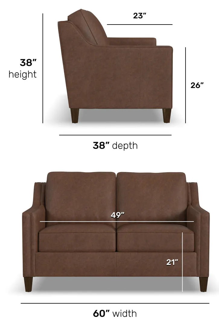 Flexsteel Furniture 3010-20 Finley Leather Loveseat Flexsteel Furniture 3010-20 Finley Leather Loveseat