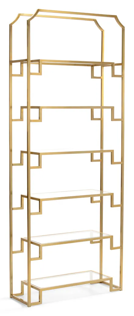 Wildwood Furniture 301067 Hampton Shelf Unit Brass Wildwood Furniture 301067 Hampton Shelf Unit Brass