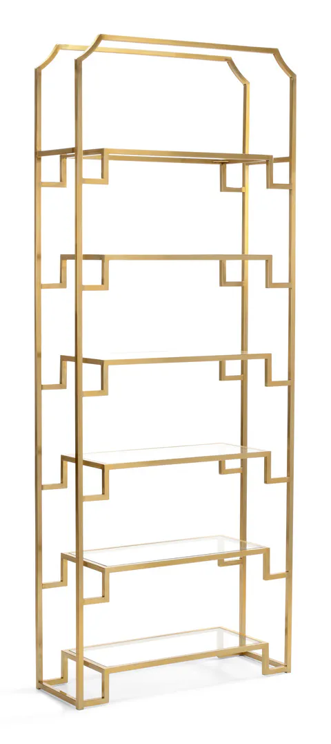 Wildwood Furniture 301067 Hampton Shelf Unit Brass Wildwood Furniture 301067 Hampton Shelf Unit Brass