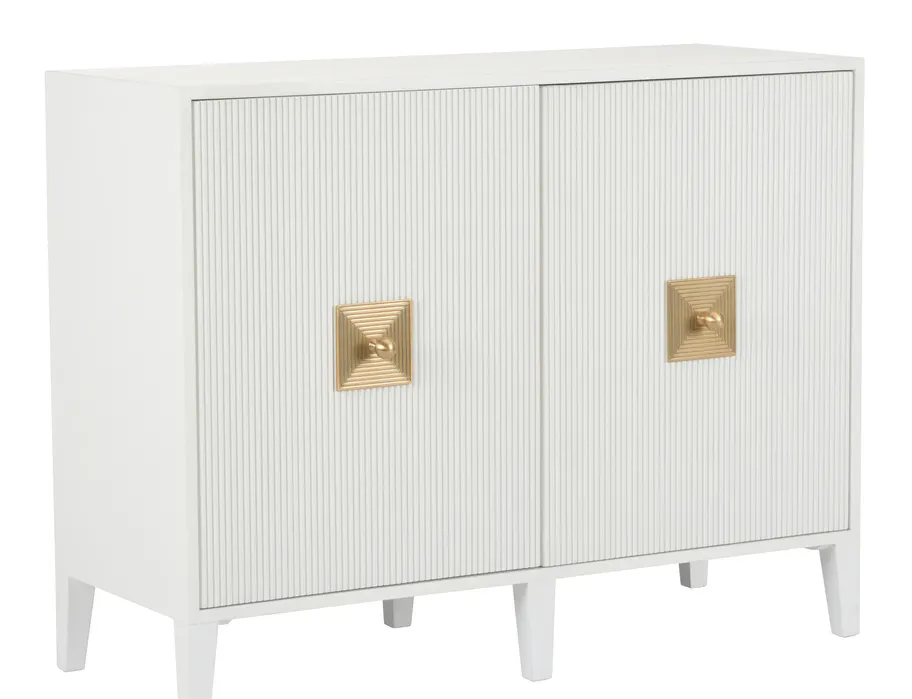 Chelsea House 370039 Ridley Petite Buffet White Chelsea House 370039 Ridley Petite Buffet White