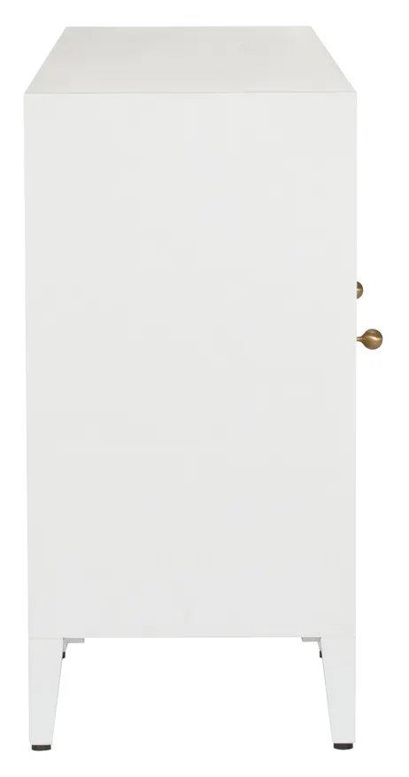 Chelsea House 370044 Burns Credenza White Chelsea House 370044 Burns Credenza White