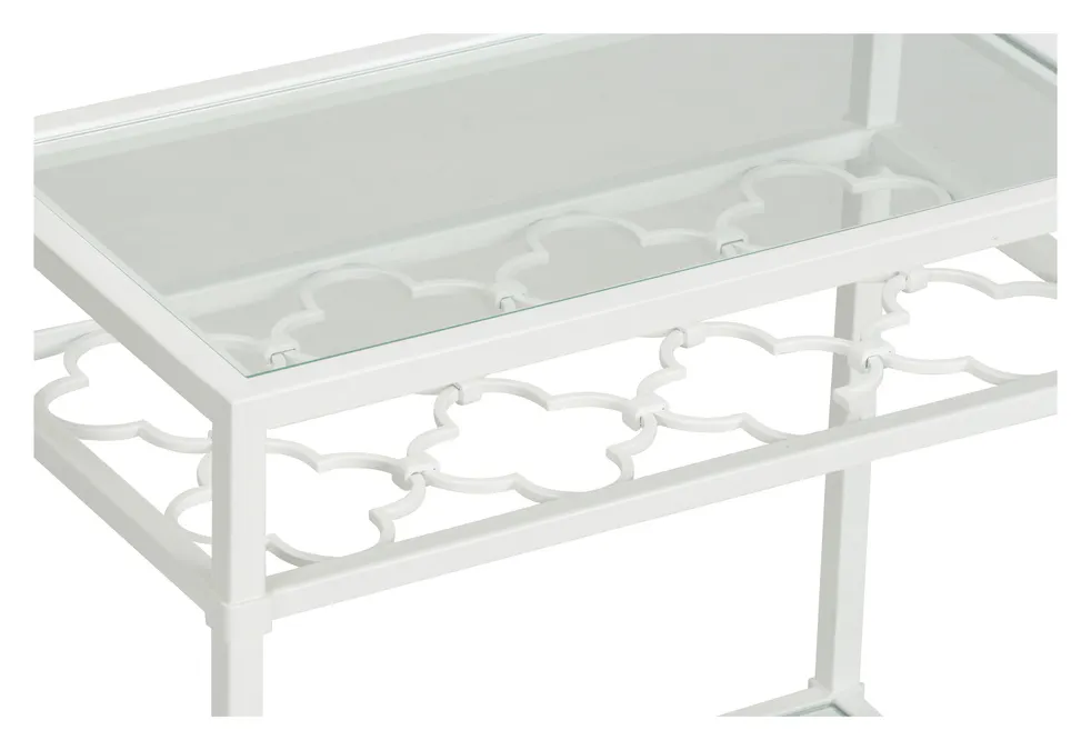 Chelsea House 370061 Pacific Coast Side Table White Chelsea House 370061 Pacific Coast Side Table White