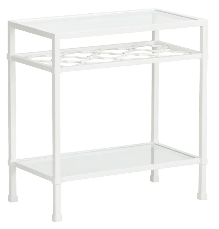 Chelsea House 370061 Pacific Coast Side Table White