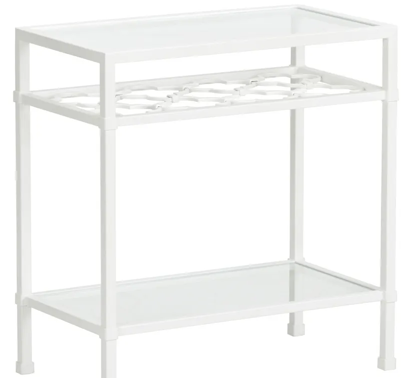 Chelsea House 370061 Pacific Coast Side Table White Chelsea House 370061 Pacific Coast Side Table White