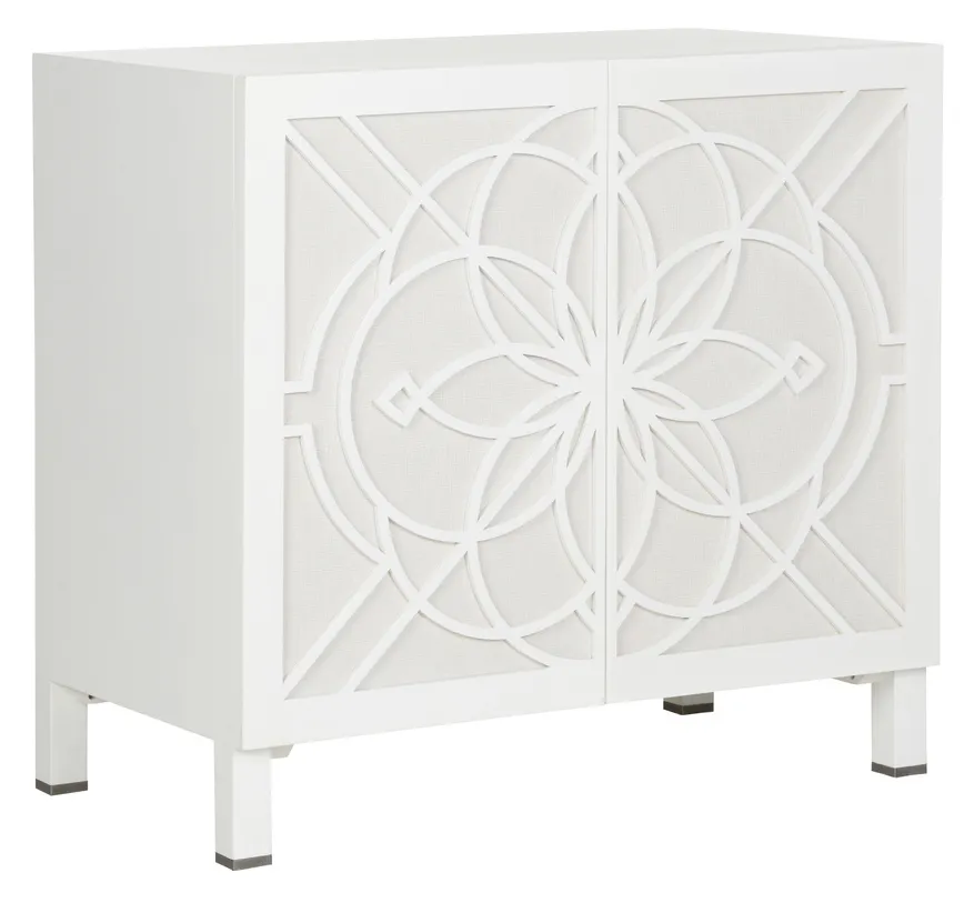 Chelsea House 370071 Flower of Life Cabinet White Chelsea House 370071 Flower of Life Cabinet White