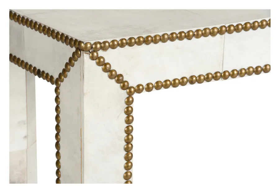 Chelsea House 370331 Parchment Console Table Chelsea House 370331 Parchment Console Table