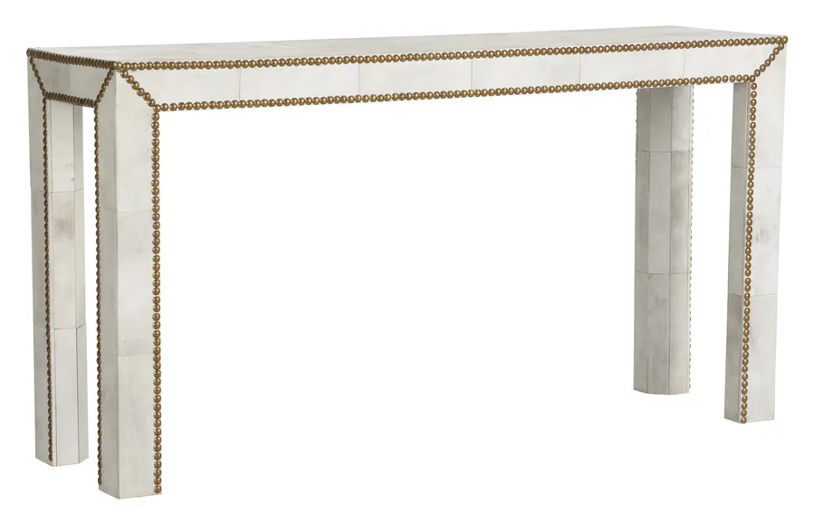 Chelsea House 370331 Parchment Console Table Chelsea House 370331 Parchment Console Table