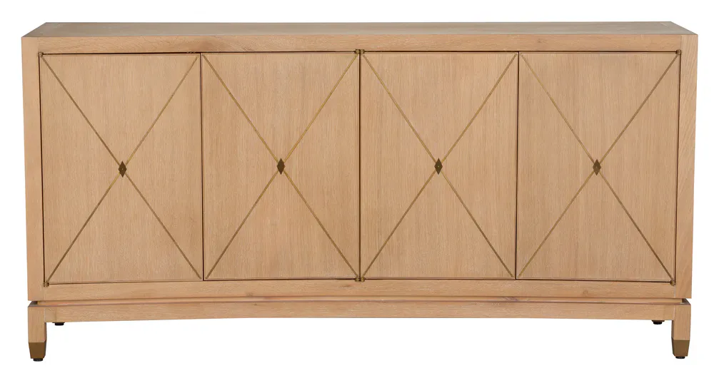 Chelsea House 370395 Brentwood Console Oak Chelsea House 370395 Brentwood Console Oak