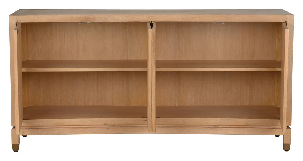 Chelsea House 370395 Brentwood Console Oak Chelsea House 370395 Brentwood Console Oak