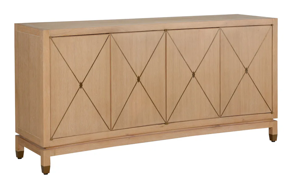 Chelsea House 370395 Brentwood Console Oak Chelsea House 370395 Brentwood Console Oak