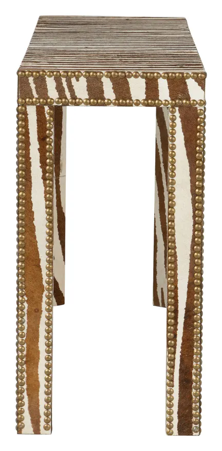 Chelsea House 370413 Zebra Console Table Chelsea House 370413 Zebra Console Table