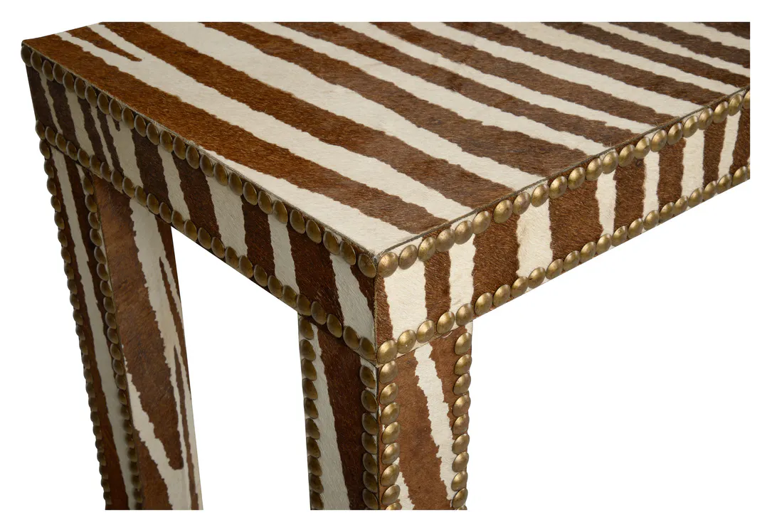 Chelsea House 370413 Zebra Console Table Chelsea House 370413 Zebra Console Table