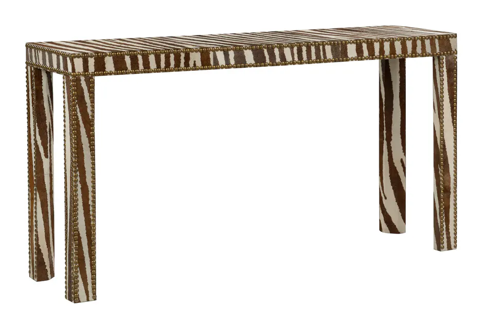 Chelsea House 370413 Zebra Console Table Chelsea House 370413 Zebra Console Table