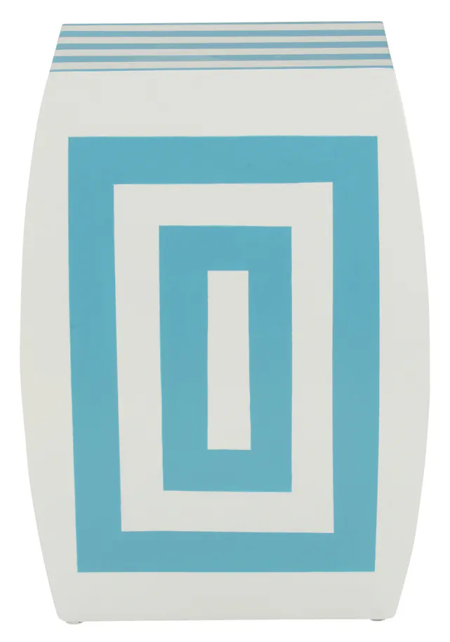 Chelsea House 380019 Mantis Stool Blue/Cream Chelsea House 380019 Mantis Stool Blue/Cream