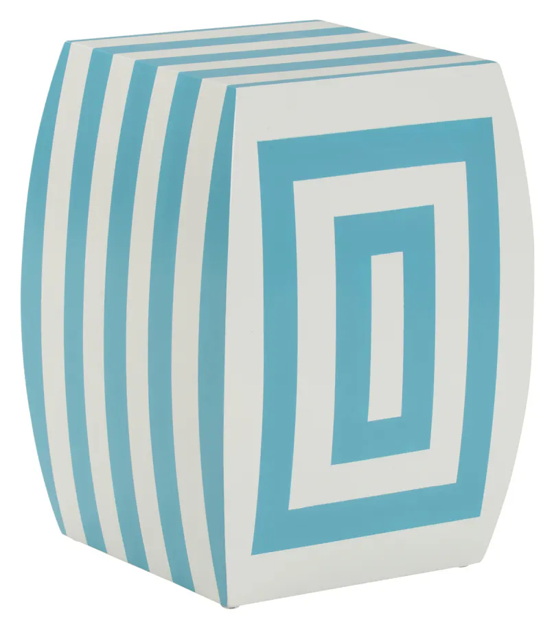 Chelsea House 380019 Mantis Stool Blue/Cream Chelsea House 380019 Mantis Stool Blue/Cream