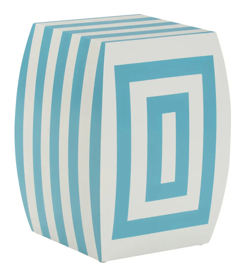 Chelsea House 380019 Mantis Stool Blue/Cream Chelsea House 380019 Mantis Stool Blue/Cream
