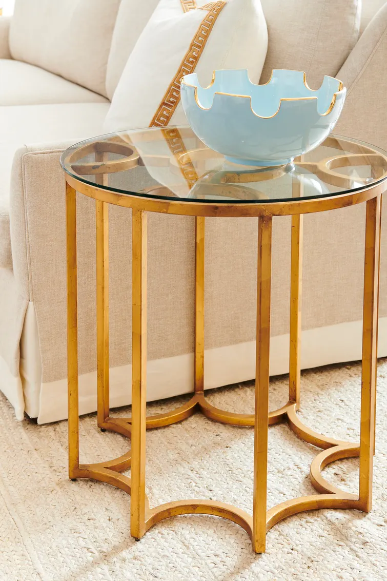 Chelsea House 380140 Lisette Side Table Gold Chelsea House 380140 Lisette Side Table Gold