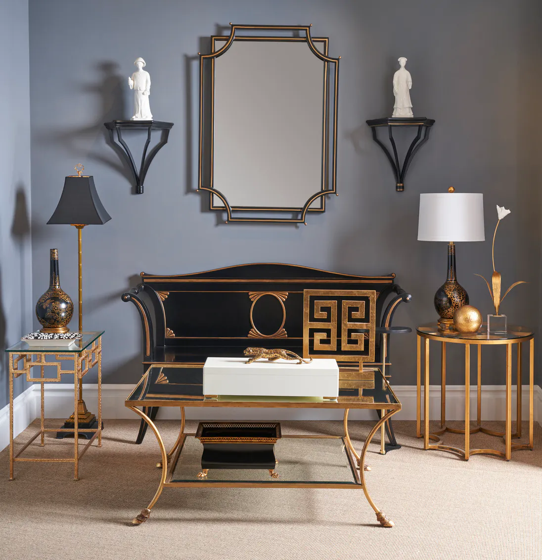 Chelsea House 380140 Lisette Side Table Gold Chelsea House 380140 Lisette Side Table Gold