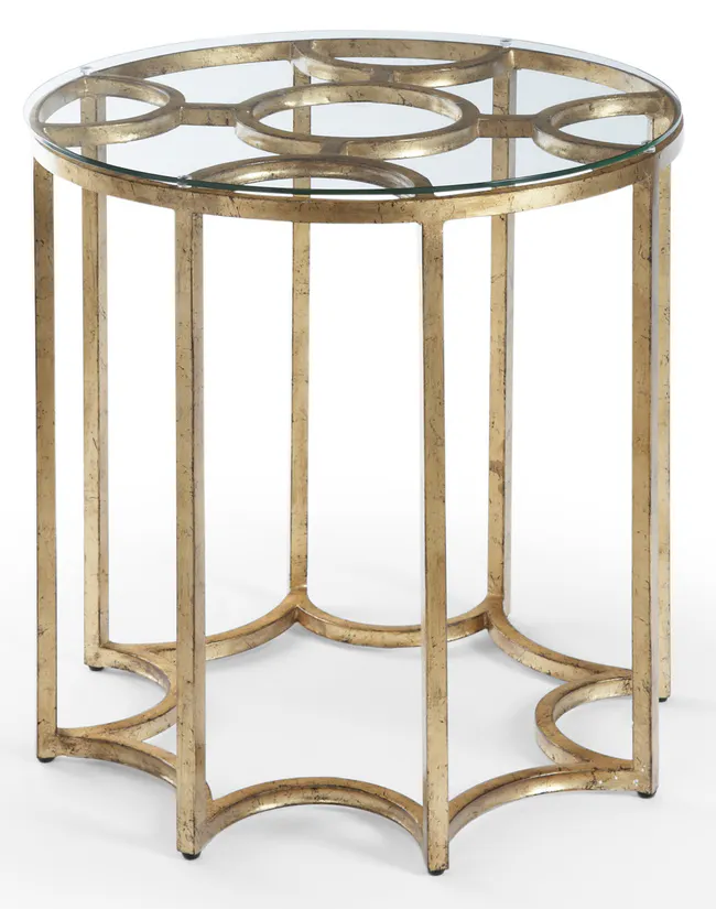 Chelsea House 380140 Lisette Side Table Gold Chelsea House 380140 Lisette Side Table Gold