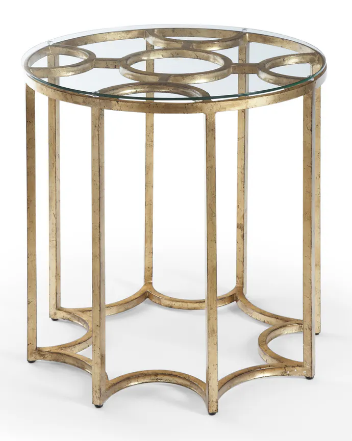 Chelsea House 380140 Lisette Side Table Gold Chelsea House 380140 Lisette Side Table Gold