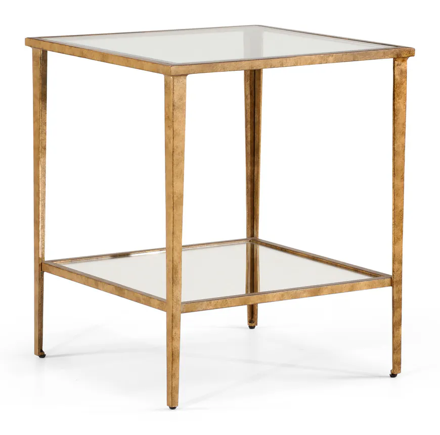 Chelsea House 381355 Carson End Table Gold Chelsea House 381355 Carson End Table Gold