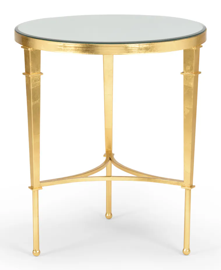 Chelsea House 381864 Round Regent Table Gold Chelsea House 381864 Round Regent Table Gold