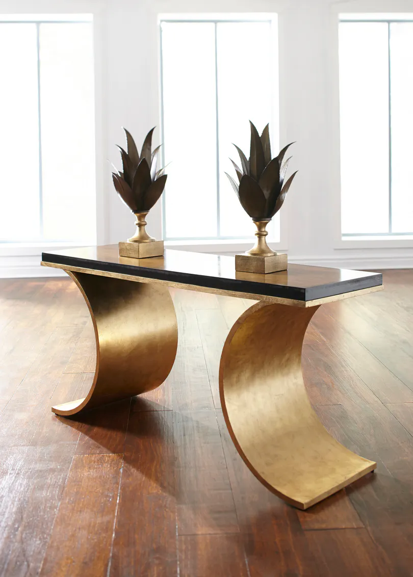 Chelsea House 381991 Thames Console Gold Chelsea House 381991 Thames Console Gold