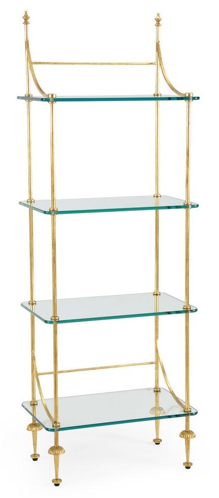Chelsea House 381993 Coleman Etagere Gold