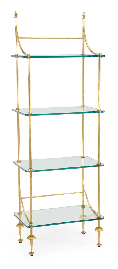 Chelsea House 381993 Coleman Etagere Gold Chelsea House 381993 Coleman Etagere Gold
