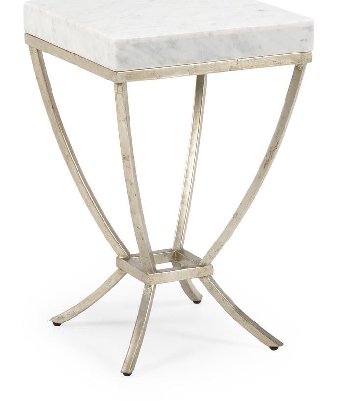 Chelsea House 382002 Brandon Side Table Silver Chelsea House 382002 Brandon Side Table Silver