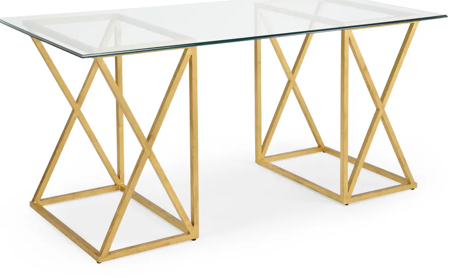 Chelsea House 382028 Gilt Desk Gold Chelsea House 382028 Gilt Desk Gold
