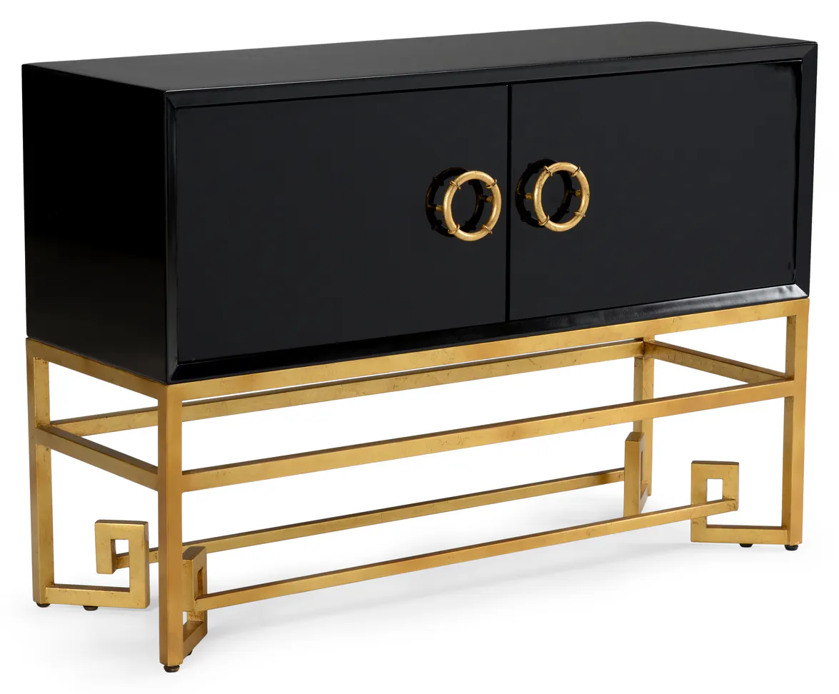 Chelsea House 382745 Decker Cabinet Black Chelsea House 382745 Decker Cabinet Black
