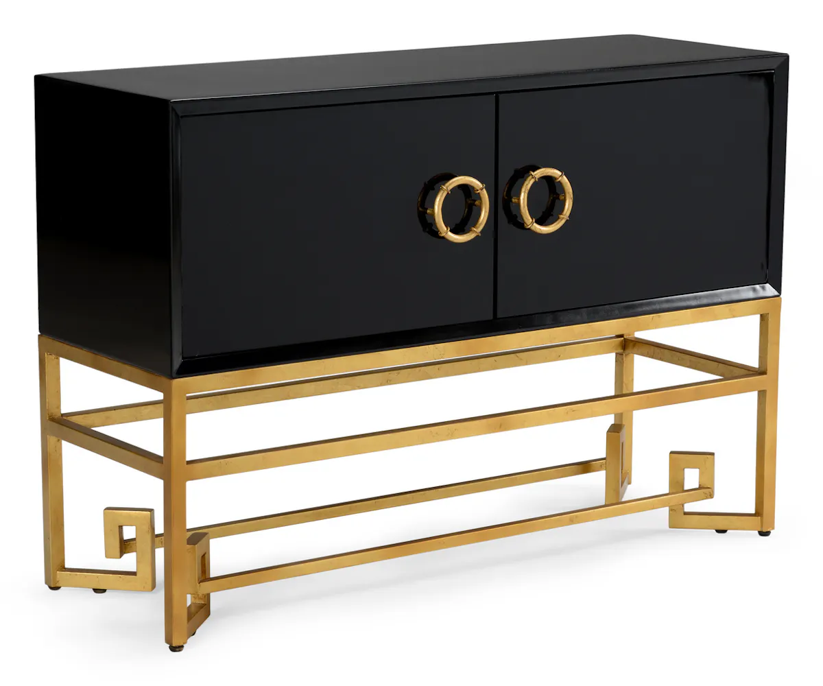 Chelsea House 382745 Decker Cabinet Black Chelsea House 382745 Decker Cabinet Black