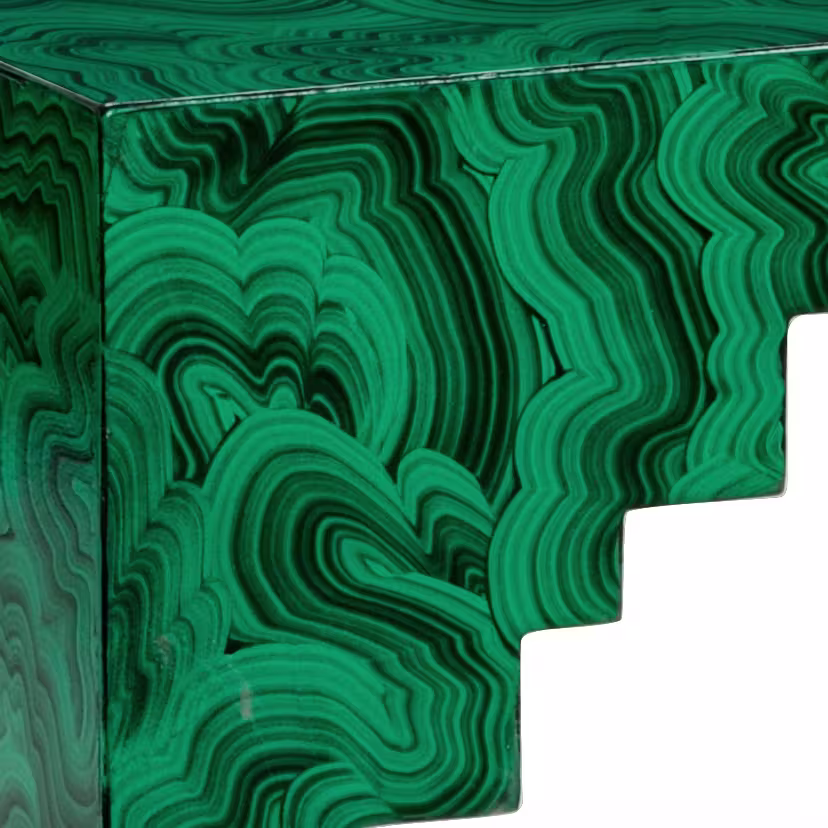 Chelsea House 382944 Malachite Cut Corner Table Chelsea House 382944 Malachite Cut Corner Table