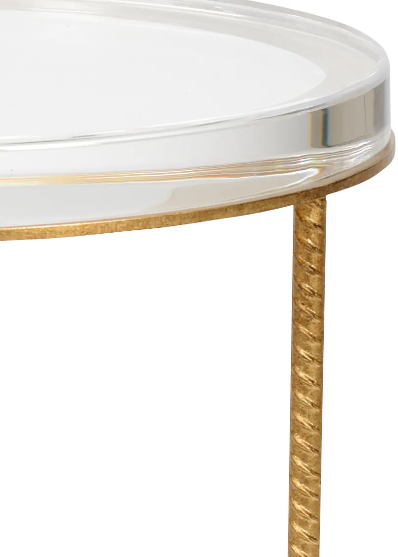 Chelsea House 383178 Yonkers Side Table Acrylic Chelsea House 383178 Yonkers Side Table Acrylic