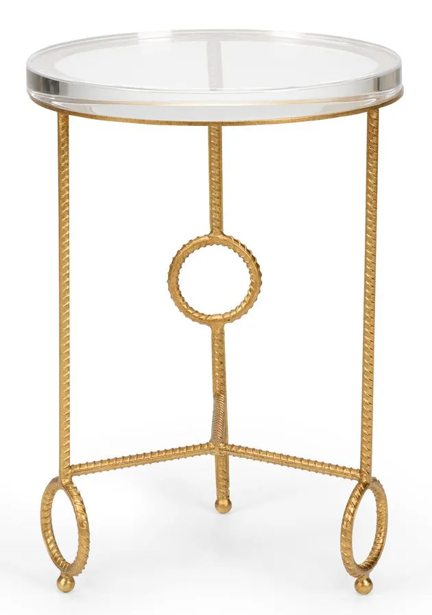 Chelsea House 383178 Yonkers Side Table Acrylic