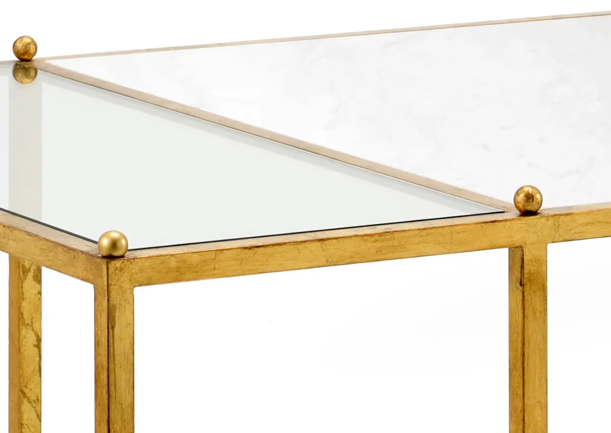 Chelsea House 383227 Directoire Stripe Coffee Table Chelsea House 383227 Directoire Stripe Coffee Table
