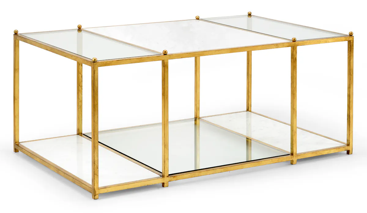 Chelsea House 383227 Directoire Stripe Coffee Table Chelsea House 383227 Directoire Stripe Coffee Table