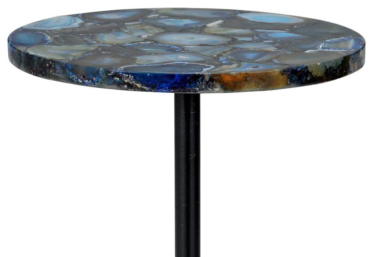 Chelsea House 383360 Blue Agate Side Table Chelsea House 383360 Blue Agate Side Table